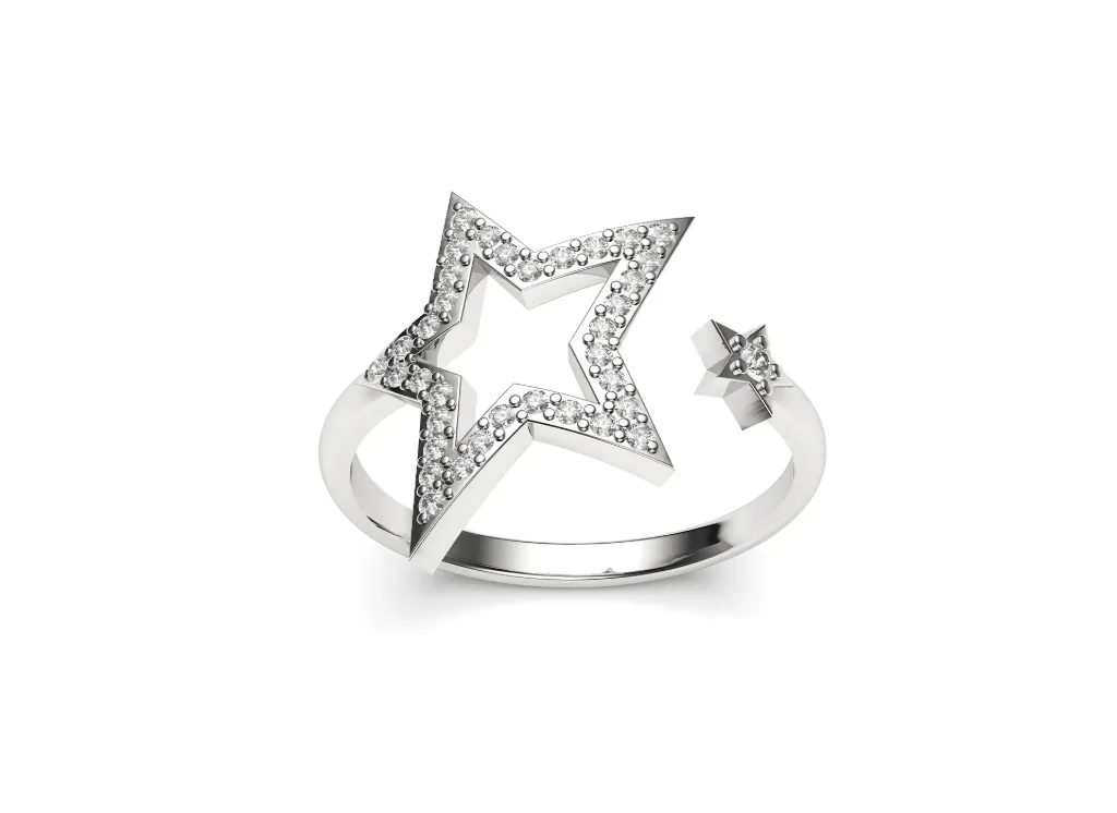 LYRORA – A refined silhouette shaped by celestial harmony - VR87815 (White)