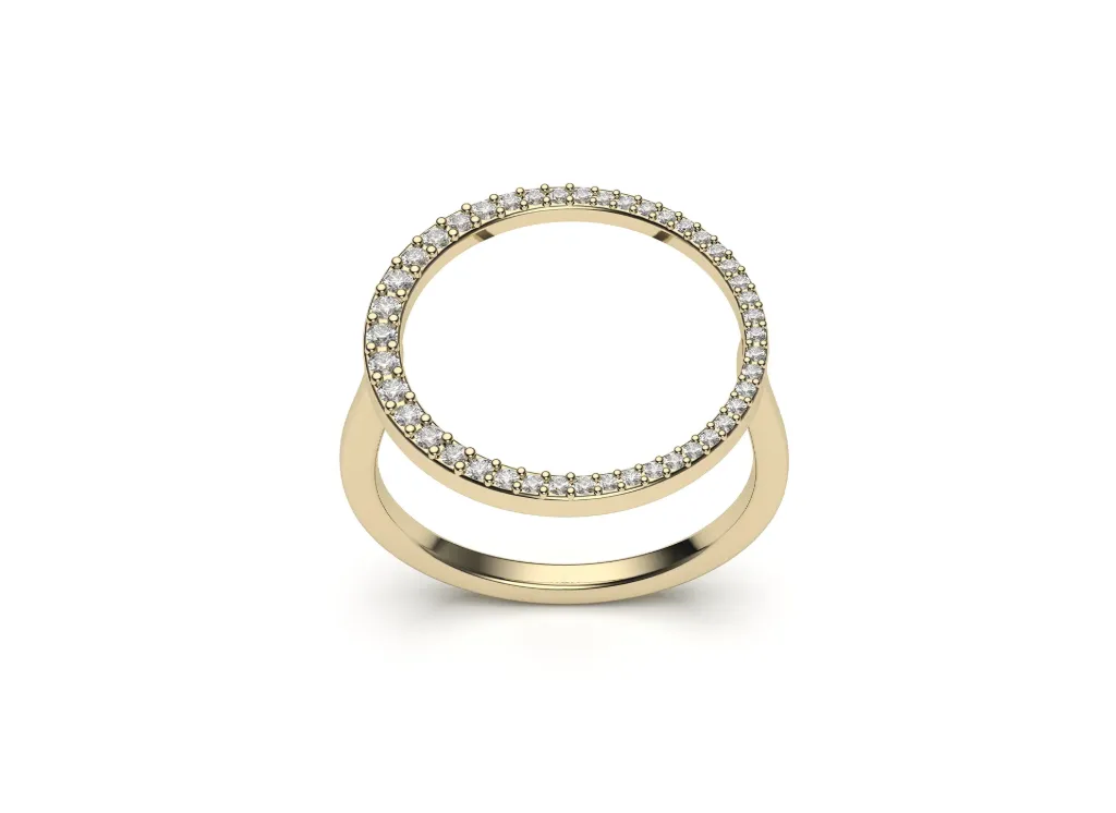 ORVINA – A modern open circle ring - VR87823