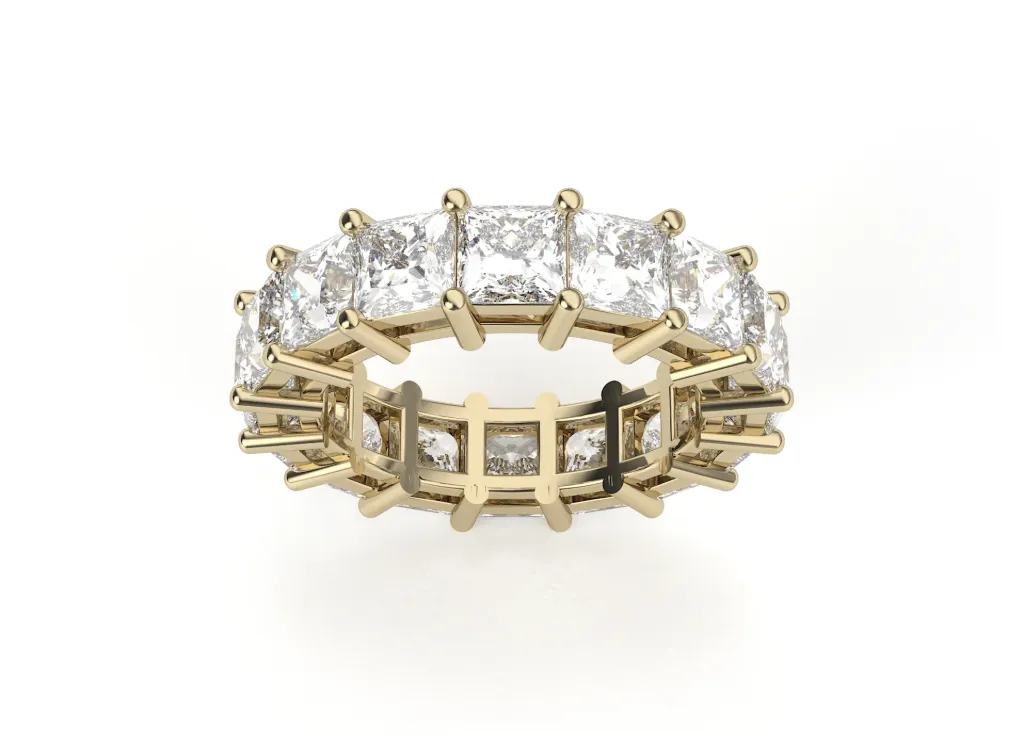 ECLIPTA - 0.50 ct each Marquise shape diamond eternity band ring-VR87721