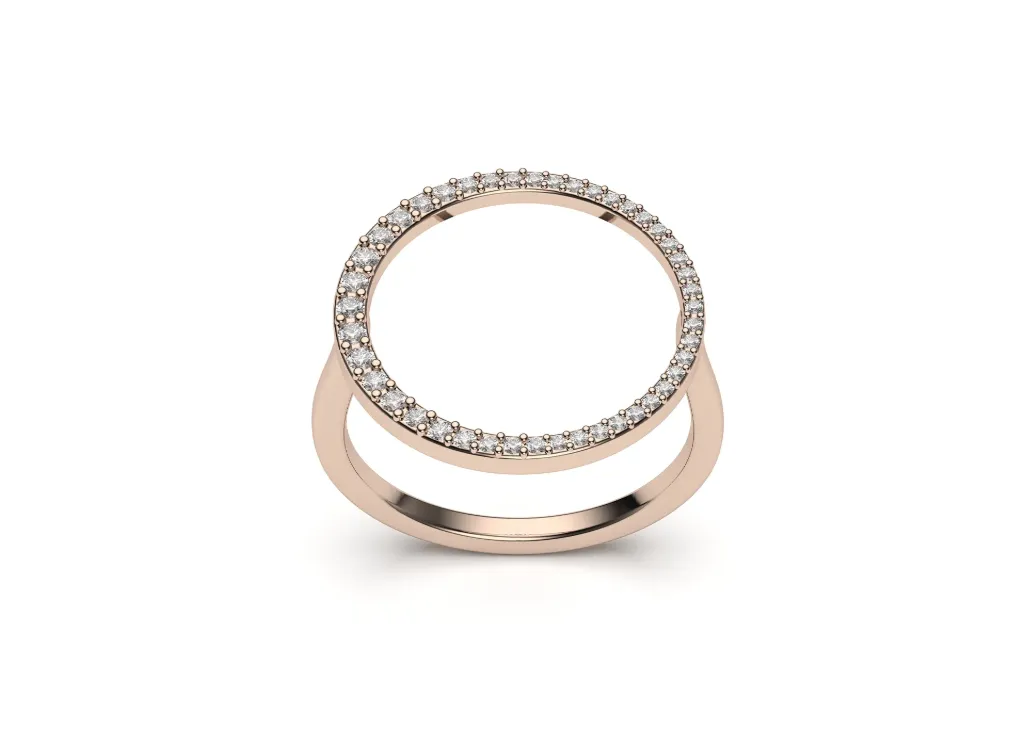 ORVINA – A modern open circle ring - VR87823