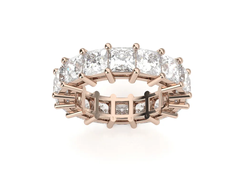 ECLIPTA - 0.50 ct each Marquise shape diamond eternity band ring-VR87721