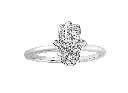 EZRAH - Diamond-studded Hamsa motif ring