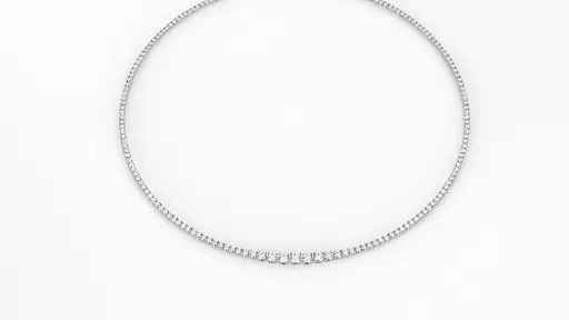 TESSALlATE - Round diamond circlet necklace